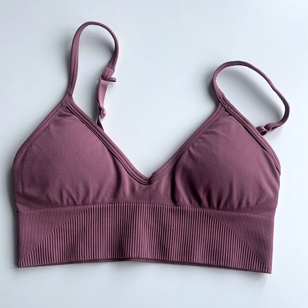 Lululemon bra top size small - never worn, pink/purple
